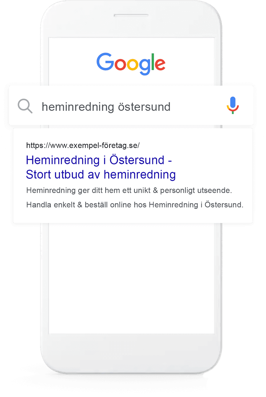 Google SERP - SEO Östersund